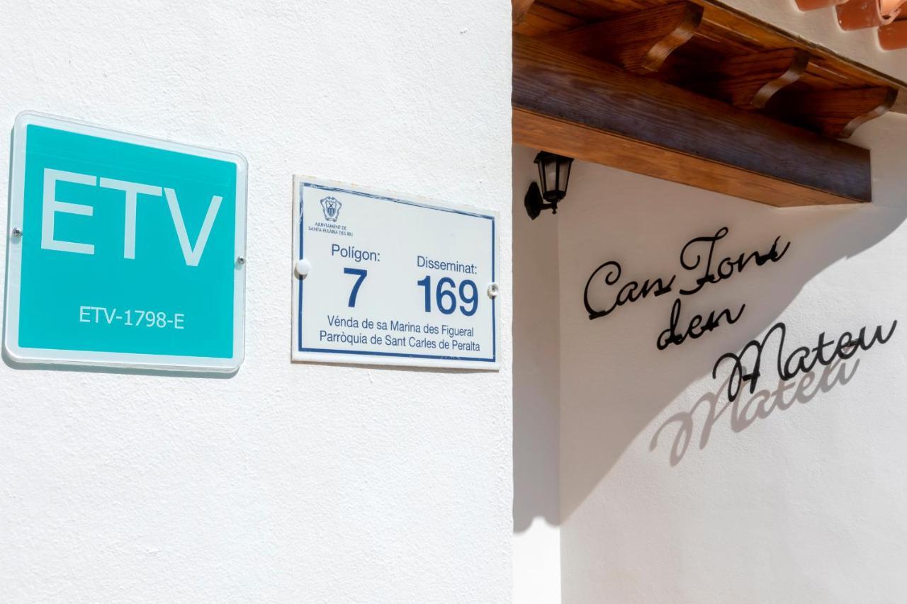 Charming Villa With Pool, Can Toni Mateu. Làng Sant Carles de Paralta Ngoại thất bức ảnh