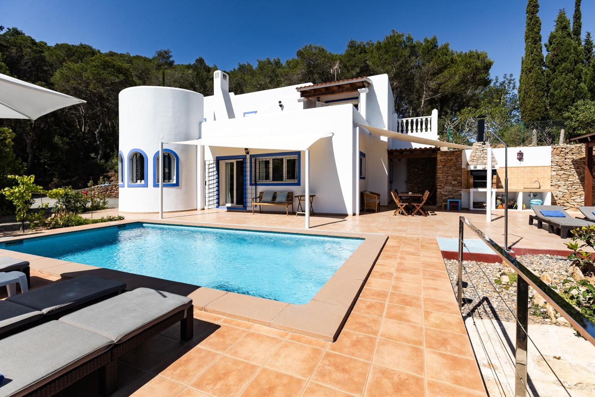 Charming Villa With Pool, Can Toni Mateu. Làng Sant Carles de Paralta Ngoại thất bức ảnh