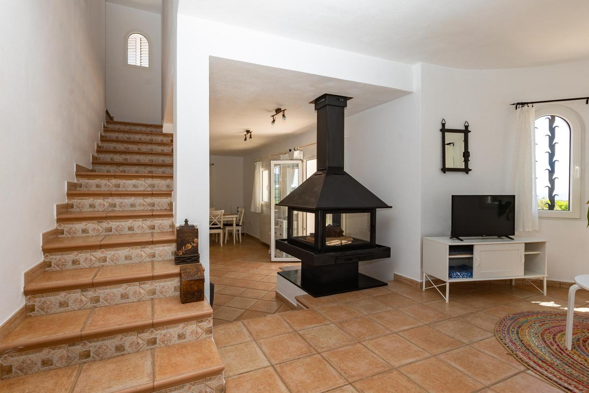 Charming Villa With Pool, Can Toni Mateu. Làng Sant Carles de Paralta Ngoại thất bức ảnh